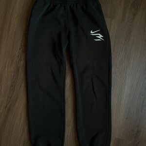 Nike Black Cuffed Sweatpants